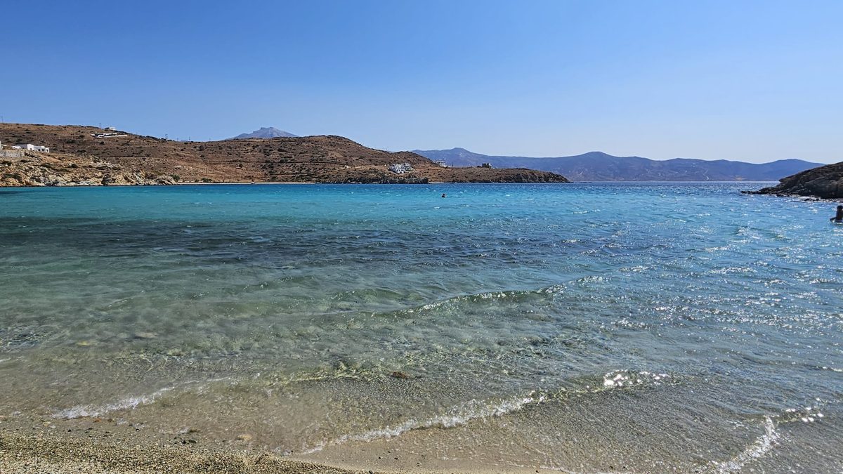 Crystal clear bay waters